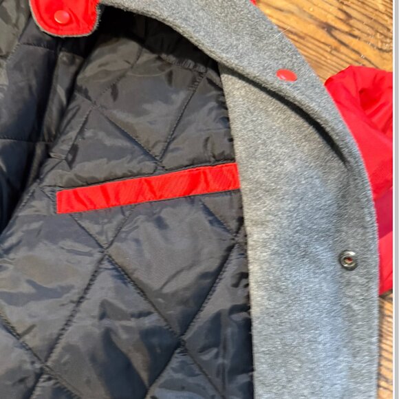 VINTAGE Wisconsin Badgers Parka Winter Jacket RARE Quilted Layered Mens Size XL - Picture 12 of 12